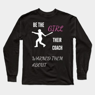 Baseball Gift for Player or Coach Long Sleeve T-Shirt